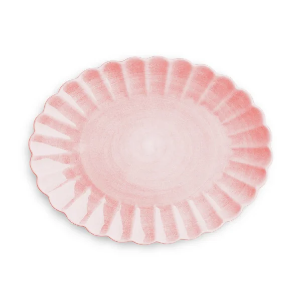 Mateus Plat Oyster 30x35 cm Rose clair