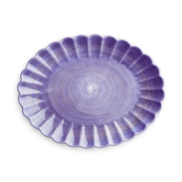 Mateus Plat Oyster 30x35 cm Violette