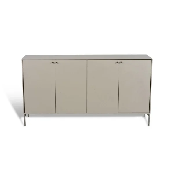 Mavis Buffet Volt 80x148 cm Beige-acier inoxydable