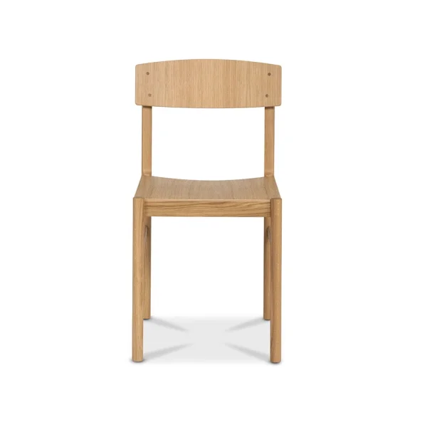 Mavis Chaise Rod Chêne blanchi mat laqué