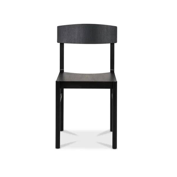 Mavis Chaise Rod Frêne noir laqué