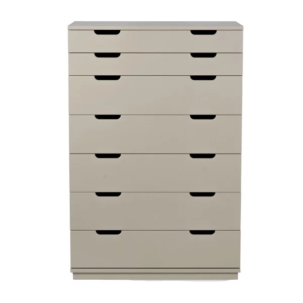 Mavis Commode Aoko 7 tiroirs Beige