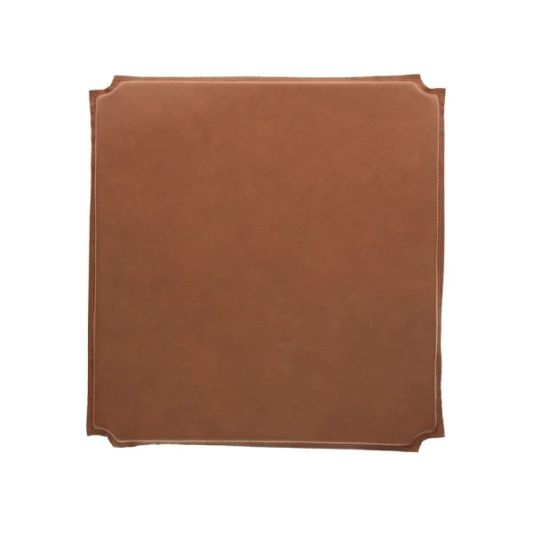 Mavis Coussin de chaise Rod Cuir cognac