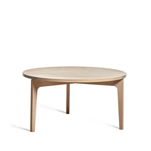 Mavis Höllviken table basse Ø80 cm Chêne blanc pigmenté