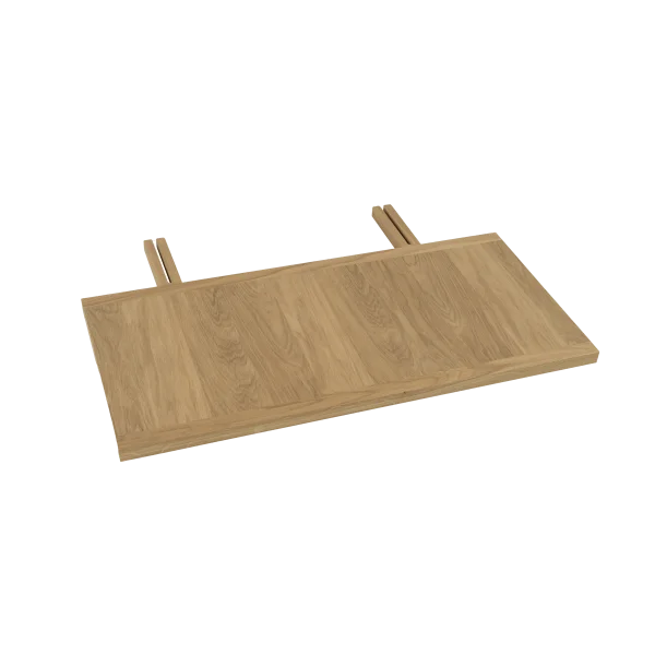 Mavis Table à manger Arv avec rallonge Chêne blanchi pigmenté, finition mate laquée