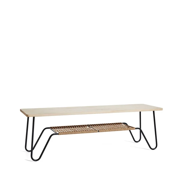 Mavis Table basse Marcel Chêne ciré rustique, 160x50