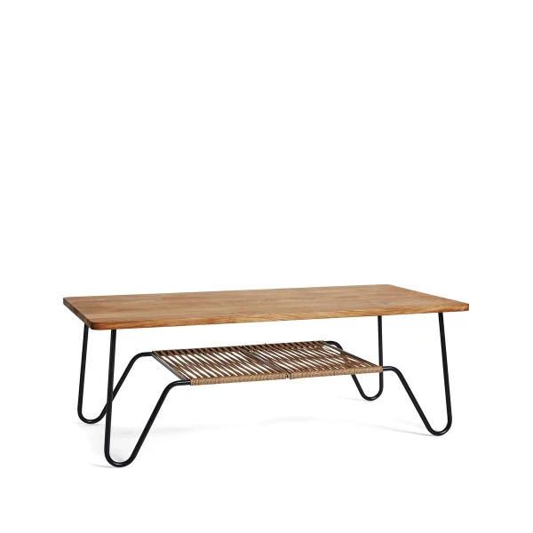 Mavis Table basse Marcel Chêne huilé rustique, 140x70