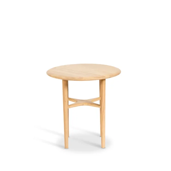 Mavis Table d’appoint Crest Chêne blanchi pigmenté, vernis clair