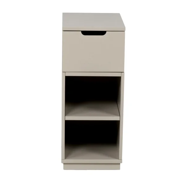 Mavis Table de chevet Aoko 72 cm 1 tiroir Beige