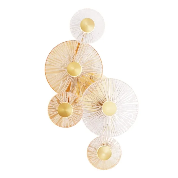 Maxlight Allure - applique murale en saillie - 30 x 55 cm - 5 x 5W LED inclus - or mat