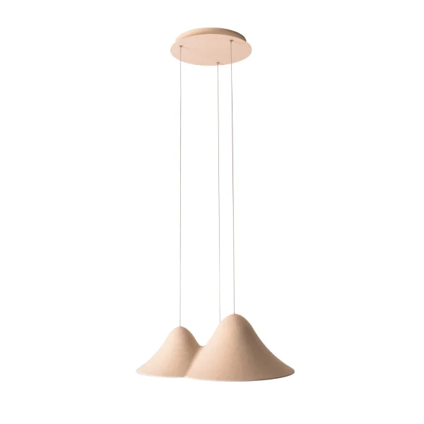 Maxlight Bellmond - lampe suspendue - Ø 60 x 200 cm - 21W LED inclus - crème