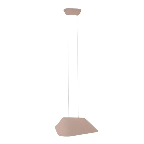 Maxlight Carbon - lampe suspendue - 55 x 50 x 220 cm - 8W LED inclus - crème et gris