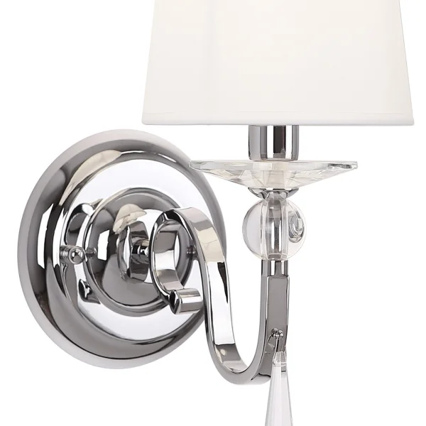 Maxlight Charlotte - applique murale - 15 x 26 x 41 cm - chrome
