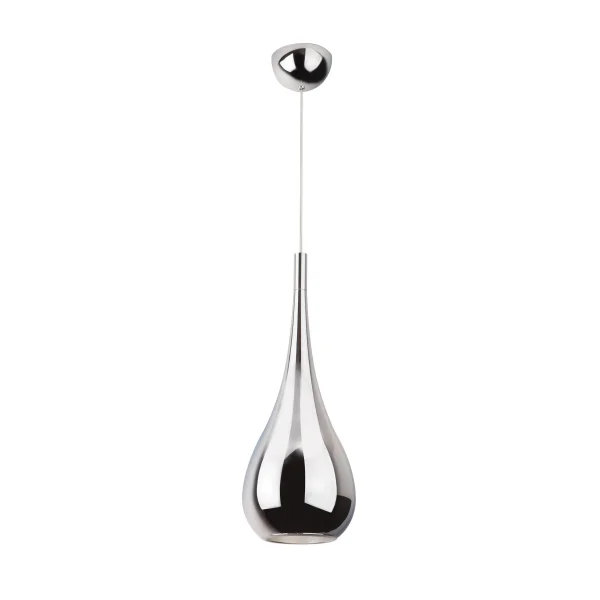 Maxlight Drop - lampe suspendue - Ø 20 x 120 cm - chrome