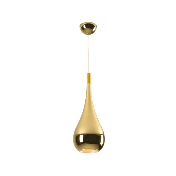 Maxlight Drop - lampe suspendue - Ø 20 x 120 cm - or
