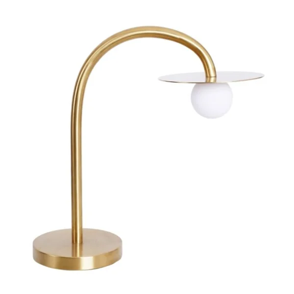 Maxlight Enigma - lampe de table - 39 x 45 cm - 2W LED inclus - or brossé