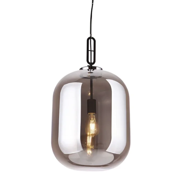 Maxlight Honey - lampe suspendue - Ø 30 x 150 cm - noir