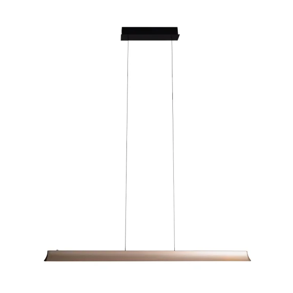 Maxlight Jo-Jo - lampe suspendue - 124 x 6 x 195 cm - 38W LED inclus - 2700K-5500K - or et noir