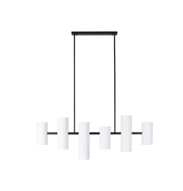 Maxlight Laxer - lampe suspendue - 128 x 142 cm - noir et blanc