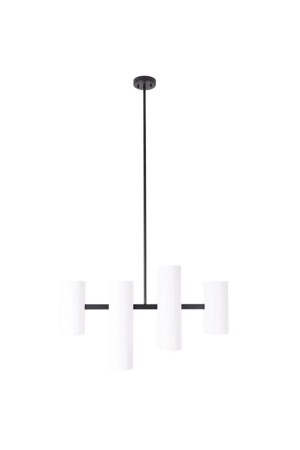 Maxlight Laxer - lampe suspendue - 80 x 145 cm - noir et blanc
