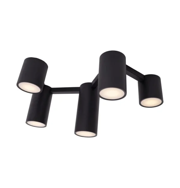 Maxlight Laxer - plafonnier - 75 x 40 cm - noir