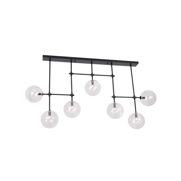 Maxlight Lollipop - lampe suspendue - 140 x 75 cm - noir