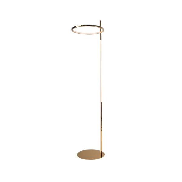 Maxlight Lozanna - lampadaire - 170 cm - 27W LED inclus - or