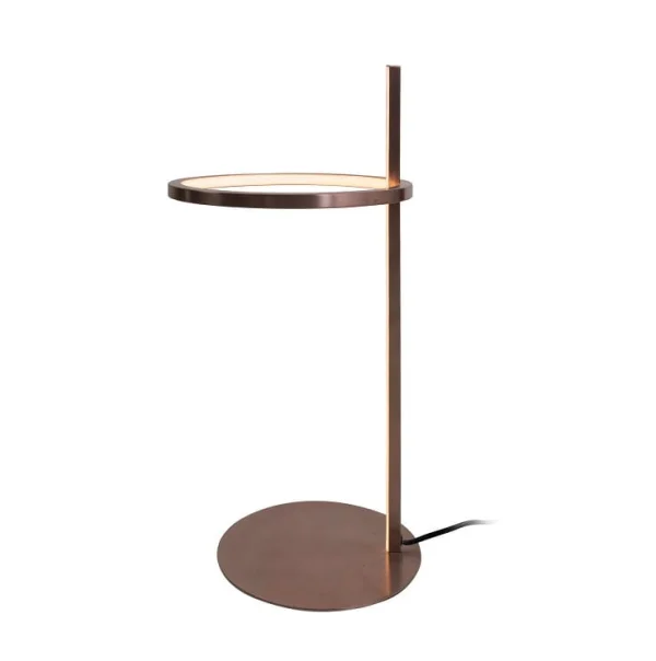 Maxlight Lozanna - lampe de table - Ø 30 x 55 cm - 14W LED inclus - bronze brossé