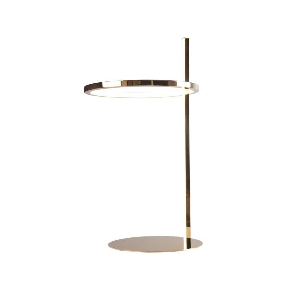Maxlight Lozanna - lampe de table - Ø 30 x 55 cm - 14W LED inclus - or