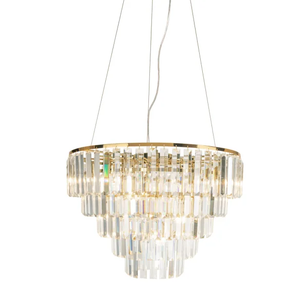 Maxlight Monaco - lampe suspendue - Ø 60 x 150 cm - or