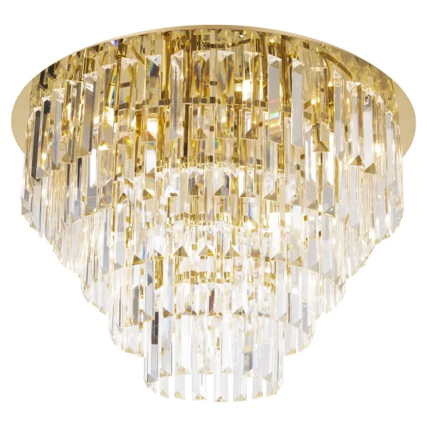 Maxlight Monaco - plafonnier -Ø 80 x 45 cm - or