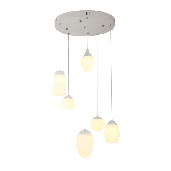 Maxlight Multi - lampe suspendue - Ø 40 x 100 cm - 16W LED inclus - blanc