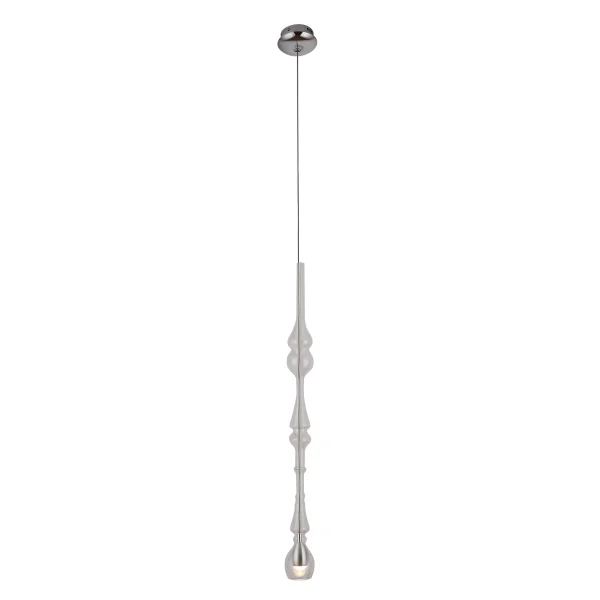 Maxlight Murano - lampe suspendue - Ø 6 x 190 cm - 3W LED inclus - chrome