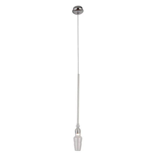 Maxlight Murano - lampe suspendue - Ø 7 x 190 cm - 3W LED inclus - chrome