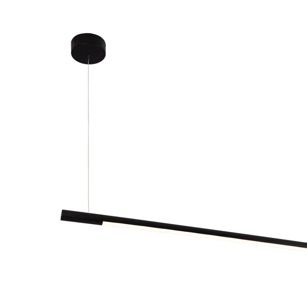 Maxlight Organic - lampe suspendue - 100 x 140 cm - 16W LED dimmable inclus - noir