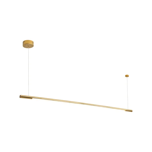 Maxlight Organic - lampe suspendue - 150 x 150 cm - 26W LED dimmable inclus - or