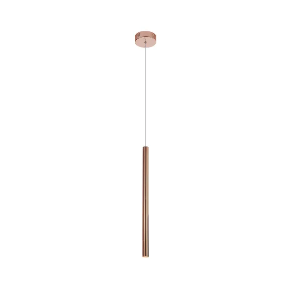 Maxlight Organic - lampe suspendue - Ø 2,5 x 190 cm - 1W LED inclus - cuivre