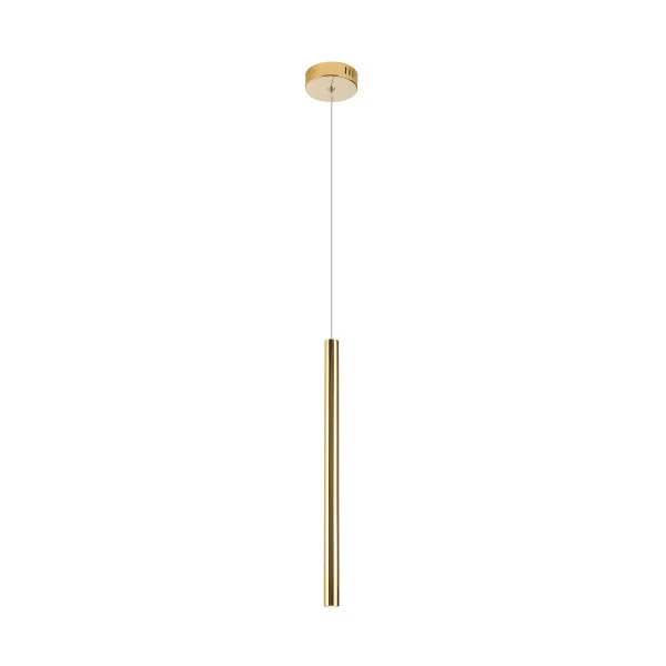 Maxlight Organic - lampe suspendue - Ø 2,5 x 190 cm - 1W LED inclus - or