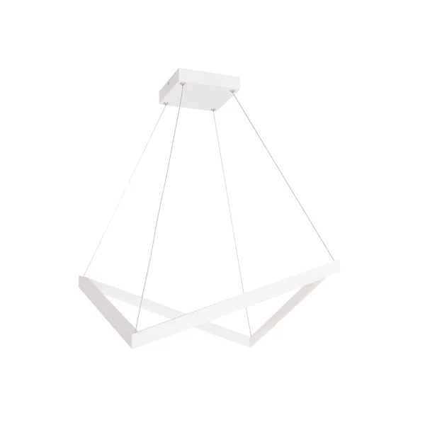 Maxlight Origami - lampe suspendue - 55 x 52 x 150 cm - 40W LED inclus - blanc