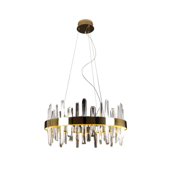 Maxlight Prince - lustre - Ø 60 x 150 cm - 31W LED inclus - or
