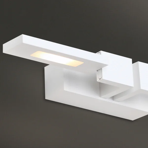 Maxlight Rico - applique murale - 35 x 8 x 4 cm - 2 x 3W LED inclus - blanc