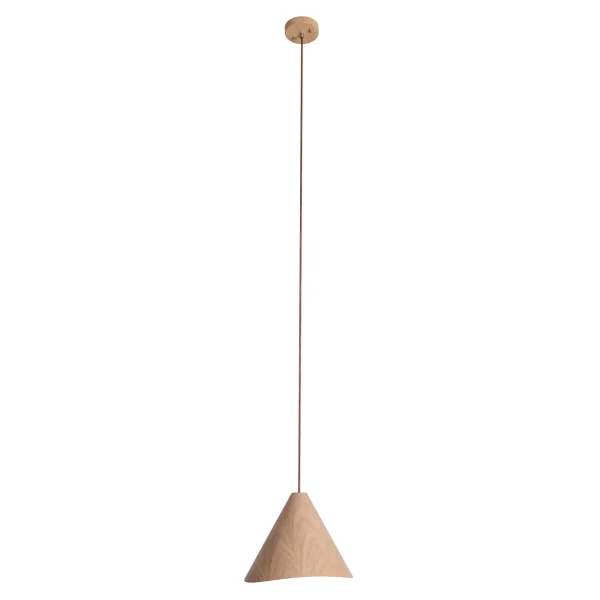 Maxlight Sakura - lampe suspendue - Ø 33,5 x 180 cm - brun clair