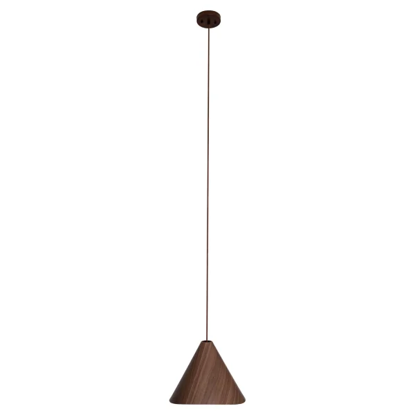 Maxlight Sakura - lampe suspendue - Ø 33,5 x 180 cm - brun foncé