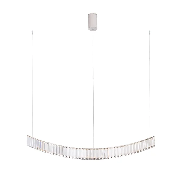 Maxlight Saphir - lampe suspendue - 100 x 17 x 180 cm - 13W LED inclus - chrome