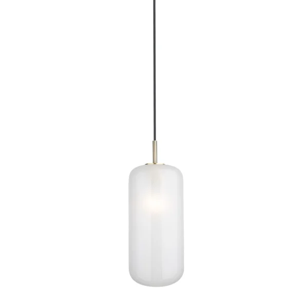 Maxlight Smooth - lampe suspendue - Ø 16 x 165 cm - or brossé