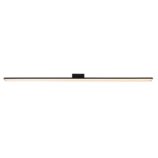 Maxlight Tampa - plafonnier - 180 x 6 x 8,3 cm - 54W LED inclus - IP44 - noir