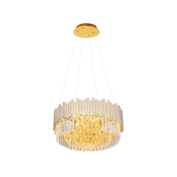 Maxlight Trend - lampe suspendue - Ø 45 x 150 cm - or