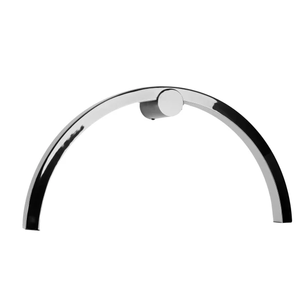 Maxlight Trio Arc - applique murale en saillie - 60 x 11 x 30 cm - 16W LED inclus - IP44 - noir et chrome