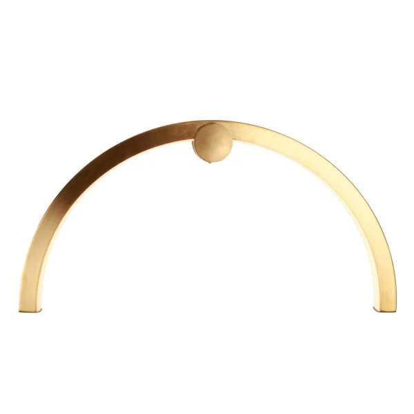 Maxlight Trio Arc - applique murale en saillie - 60 x 11 x 30 cm - 16W LED inclus - IP44 - or brossé
