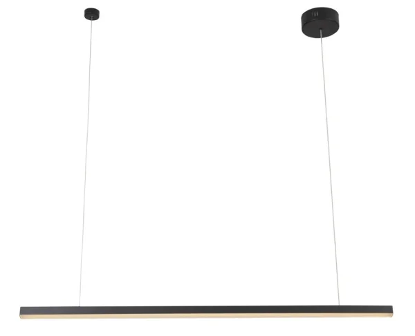 Maxlight Trio - lampe suspendue - 100 x 150 cm - 12W LED inclus - noir